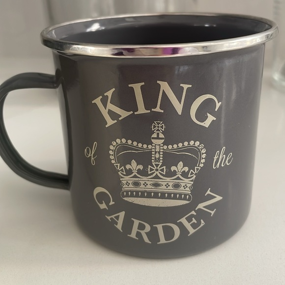 Queen King of The Garden Gifts for him her coffee mug metal cup tea beverage - Picture 4 of 9